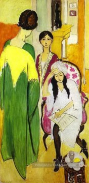 Henri Matisse œuvres - Triptyque des Trois Sœurs 2 abstrait fauvisme Henri Matisse